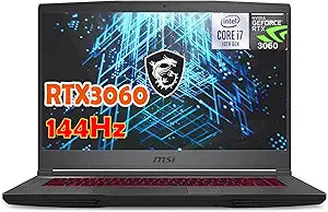 MSI GF65 RTX 3060 Thin 15.6" 144Hz Gaming Laptop