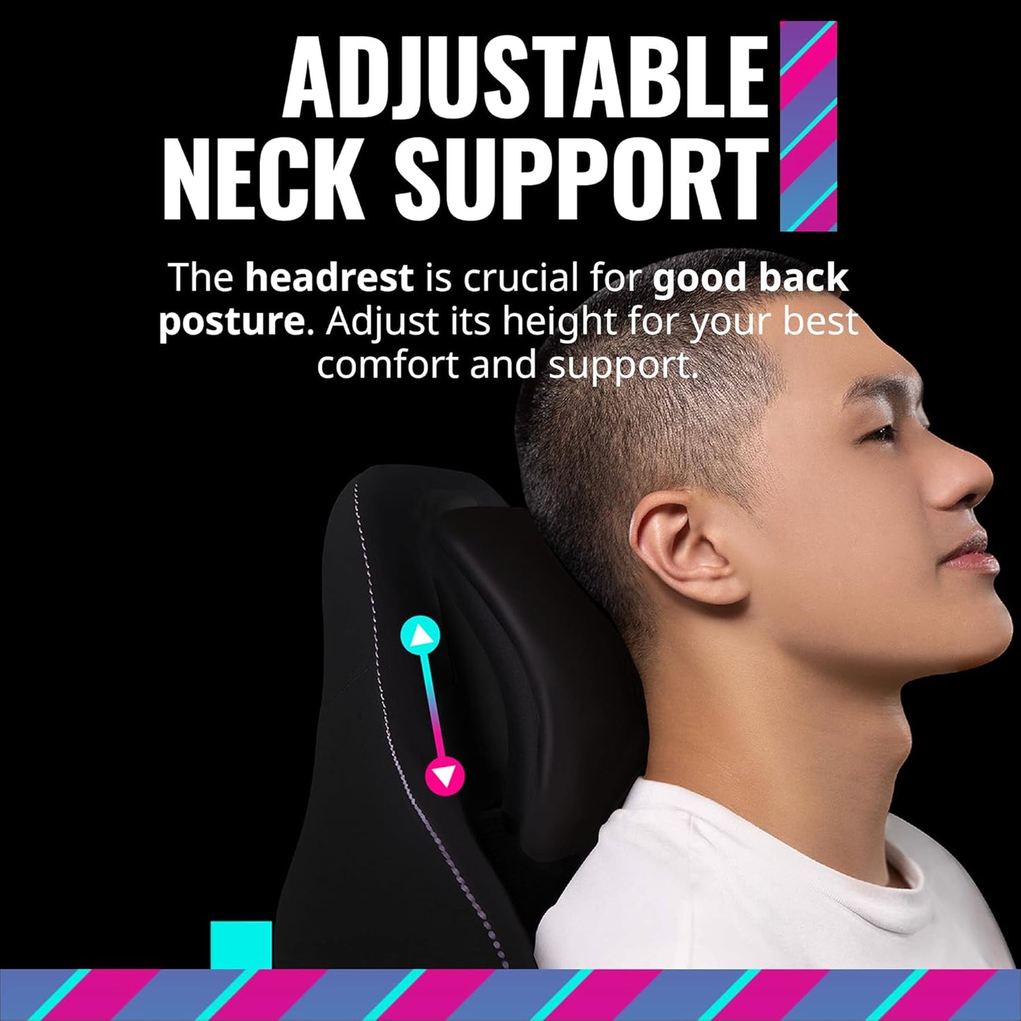 Cooler Master CMI-GCHYB1-BK Hybrid 1 Ergonomic Gaming Chair