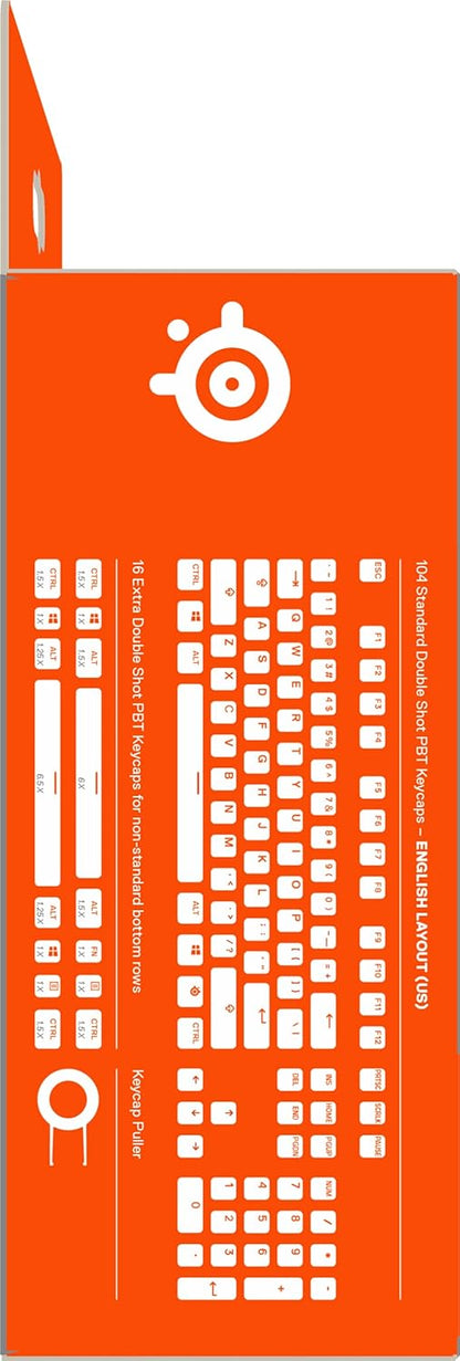SteelSeries 60203 PrismCaps Pudding Keycaps Double Shot PBT