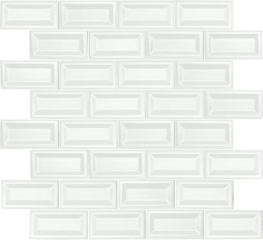 MSI AMZ-PT-00209 Ceramic Beveled Subway Tile Sample