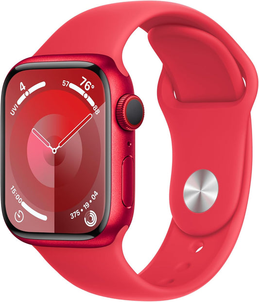 Apple MRY63LL/A Watch Series 9 GPS + Cellular (PRODUCT)RED (Renewed)