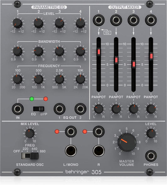 Behringer 305 EQ/Mixer Eurorack Module Analog