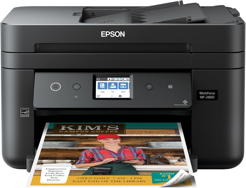 Epson C11CG28201 Workforce WF-2860 All-in-One Wireless Color Printer — main product image