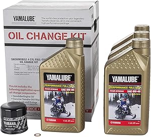 Yamaha LUB-SMBCG-KT-16 Apex/RX-1 Full Synthetic Oil Change Kit