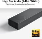 LG S80QY 3.1.3ch Soundbar Dolby Atmos Renewed Black