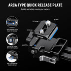Neewer PS013 Foldable V Mount Battery Plate for DJI RS3 Pro