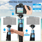 Sirui AM-404FL+QC-55 Monopod Feet Quick Release Plate