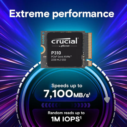 Crucial CT1000P310SSD2 1TB PCIe Gen4 2230 M.2 SSD