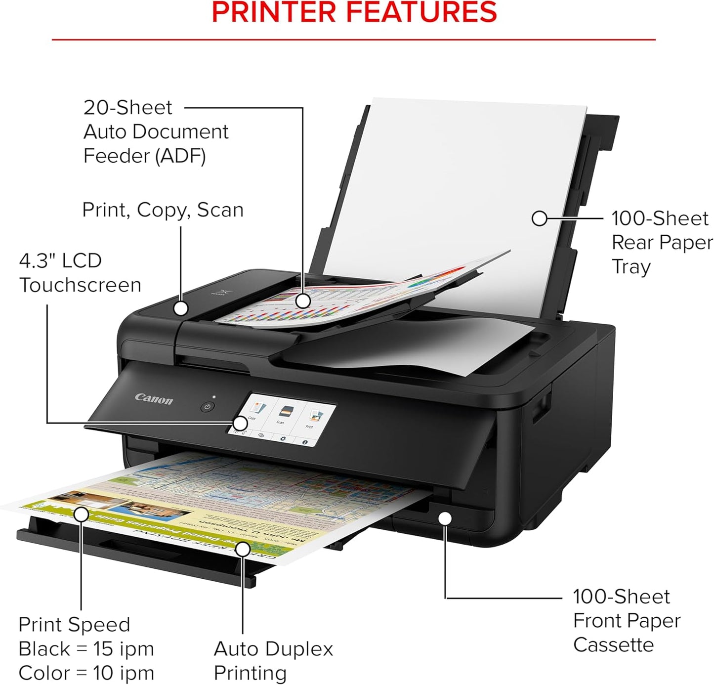 Canon PIXMA TS9520a Wireless All-in-One Printer