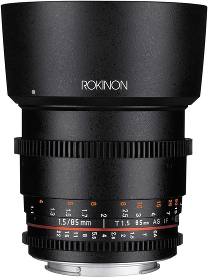 Rokinon Portrait Lens Bundle - 35mm, 50mm, 85mm - Canon
