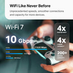 TP-Link Deco BE63 WiFi 7 Mesh System (3-Pack) BE10000