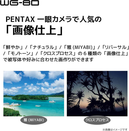 Pentax 3121 Ricoh WG-80 Waterproof Shockproof Digital Camera