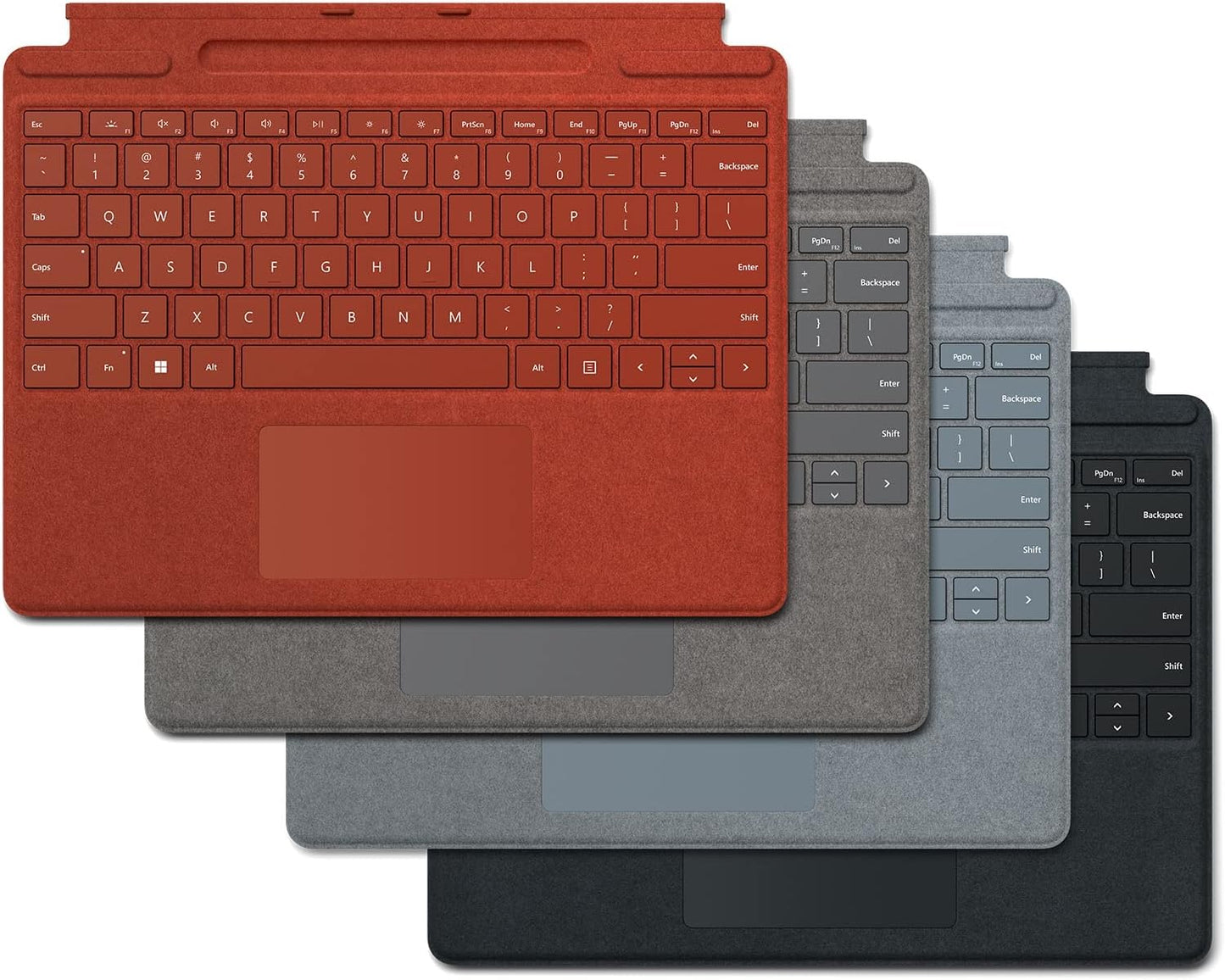 Microsoft 8XA-00021 Surface Pro Signature Keyboard - Poppy Red
