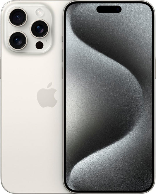 Apple iPhone 15 Pro Max 512GB White Titanium AT&T Renewed