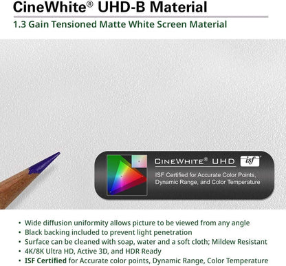 Elite Screens SB135WH2 135" UST Projector Screen