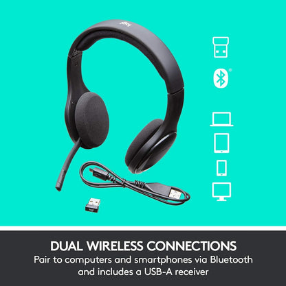 Logitech H800 Wireless Headset: PC/Mac Compatible (Renewed)