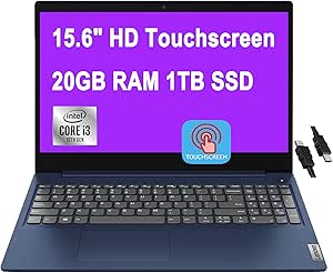 Lenovo IdeaPad 3 I3 Touchscreen Laptop 20GB RAM 1TB SSD