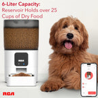 RCA PF122 Smart WiFi Pet Feeder 6L with App Control