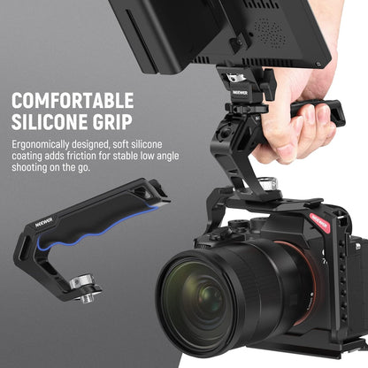 Neewer CA007 Camera Top Handle Grip ARRI Pins