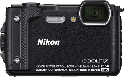 Nikon W300 Waterproof Underwater Digital Camera Black