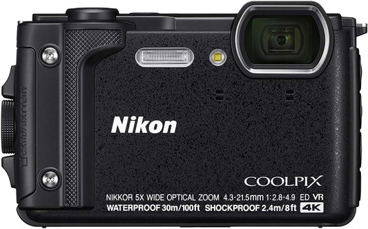 Nikon W300 Waterproof Underwater Digital Camera Black