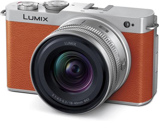 Panasonic DC-S9N-D LUMIX S9 Camera: Full-Frame, 18-40mm Lens, Orange