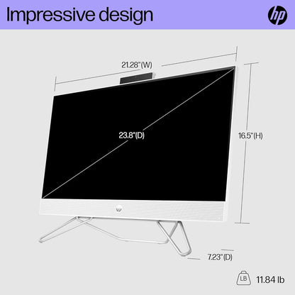HP 24-cb1210 24" All-in-One Desktop - i5, 8GB RAM, 256 GB SSD, FHD
