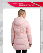 Spyder Women's Puffer Jacket - Hooded Long Winter Coat