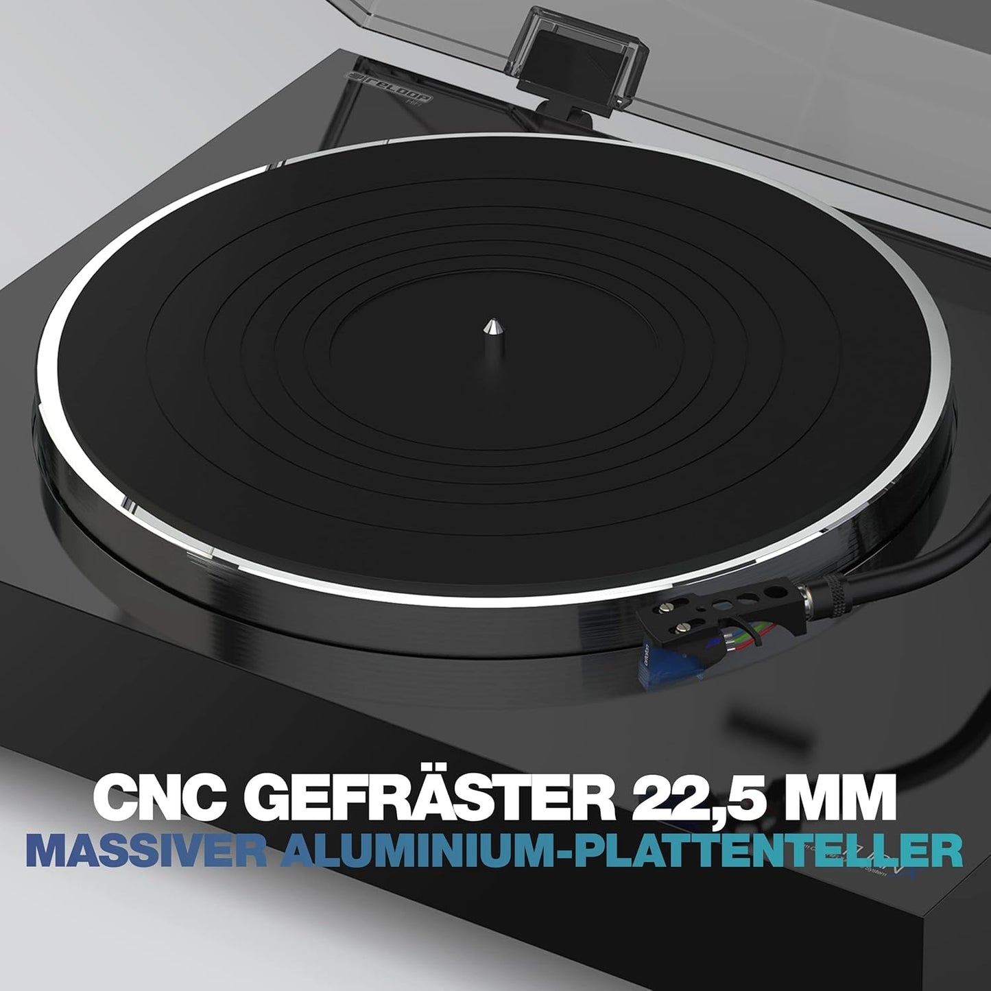 Reloop 244366 Turn X HiFi Turntable - Ortofon 2M Blue