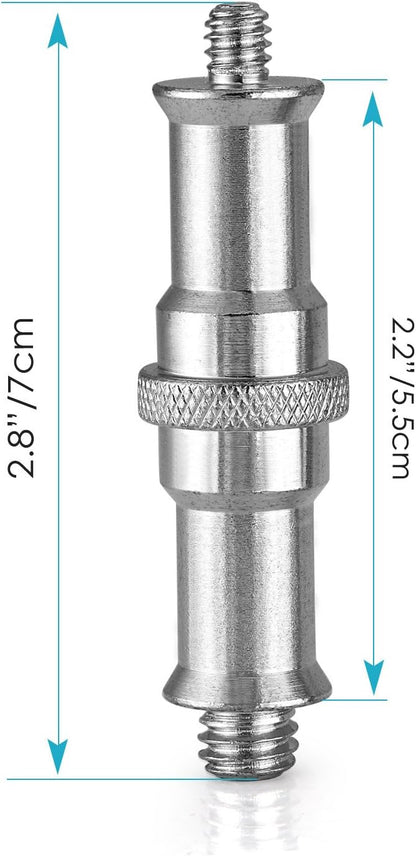 Neewer ST24 1/4" to 3/8" Metal Screw Adapter Spigot