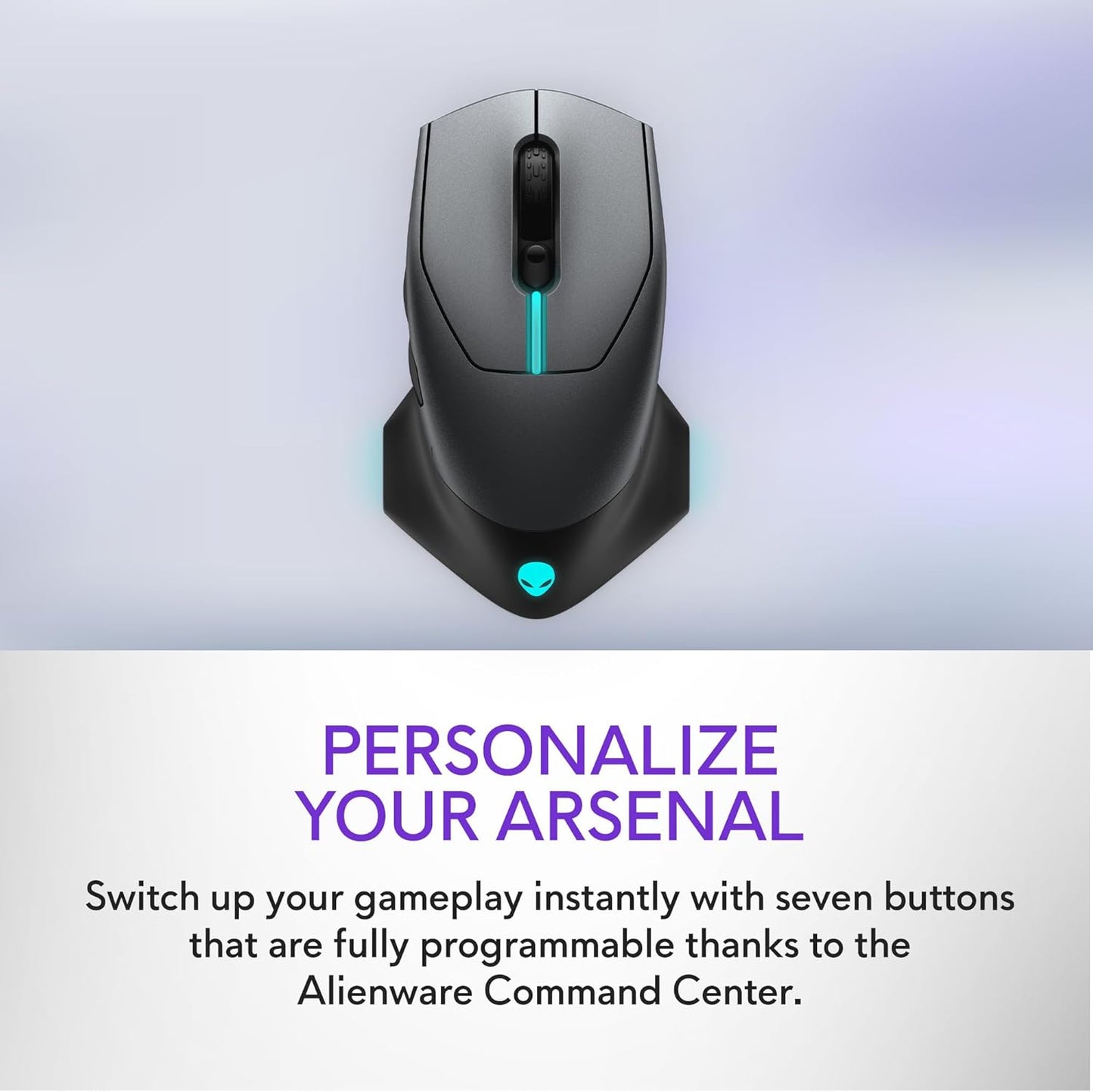 Alienware AW610M Wireless Gaming Mouse - Dark Side of the Moon