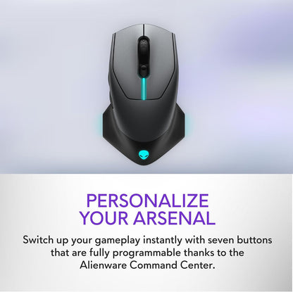 Alienware AW610M Wireless Gaming Mouse - Dark Side of the Moon