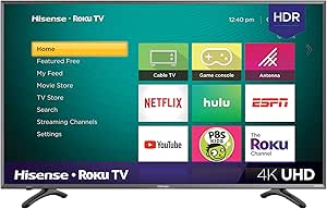 Hisense 50R7E 50-Inch 4K Roku Smart LED TV
