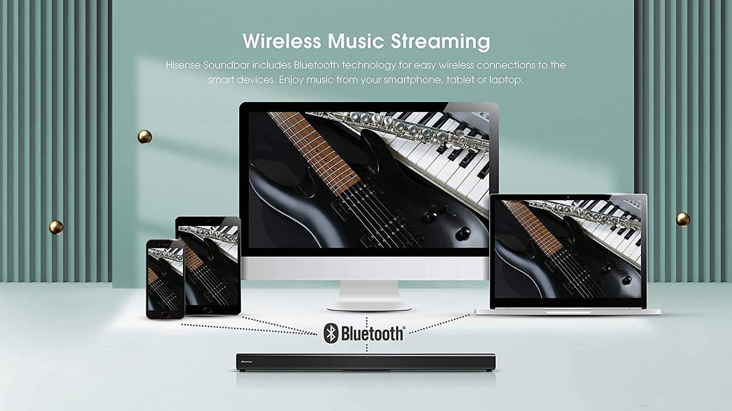 Hisense HS205 43" FHD Android Smart TV & Soundbar Combo