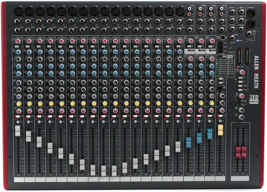 Allen & Heath ZED-22FX 22-Channel Mixer USB FX