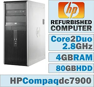 HP Compaq dc7900 CMT Core 2 Duo PC NO OS