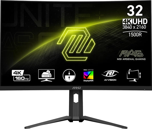MSI MAG321CUP 32-inch 4K Gaming Monitor - 160Hz, 1ms, Adaptive Sync
