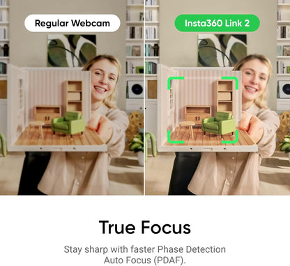 Insta360 CINSABNB Link 2 4K AI Webcam