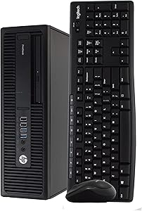 HP 600G2 Renewed Desktop: i5 Quad-Core, 16GB RAM, SSD+HDD