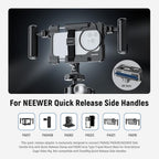 Neewer Quick Release Plate Adapter Phone Cage 4-Pack