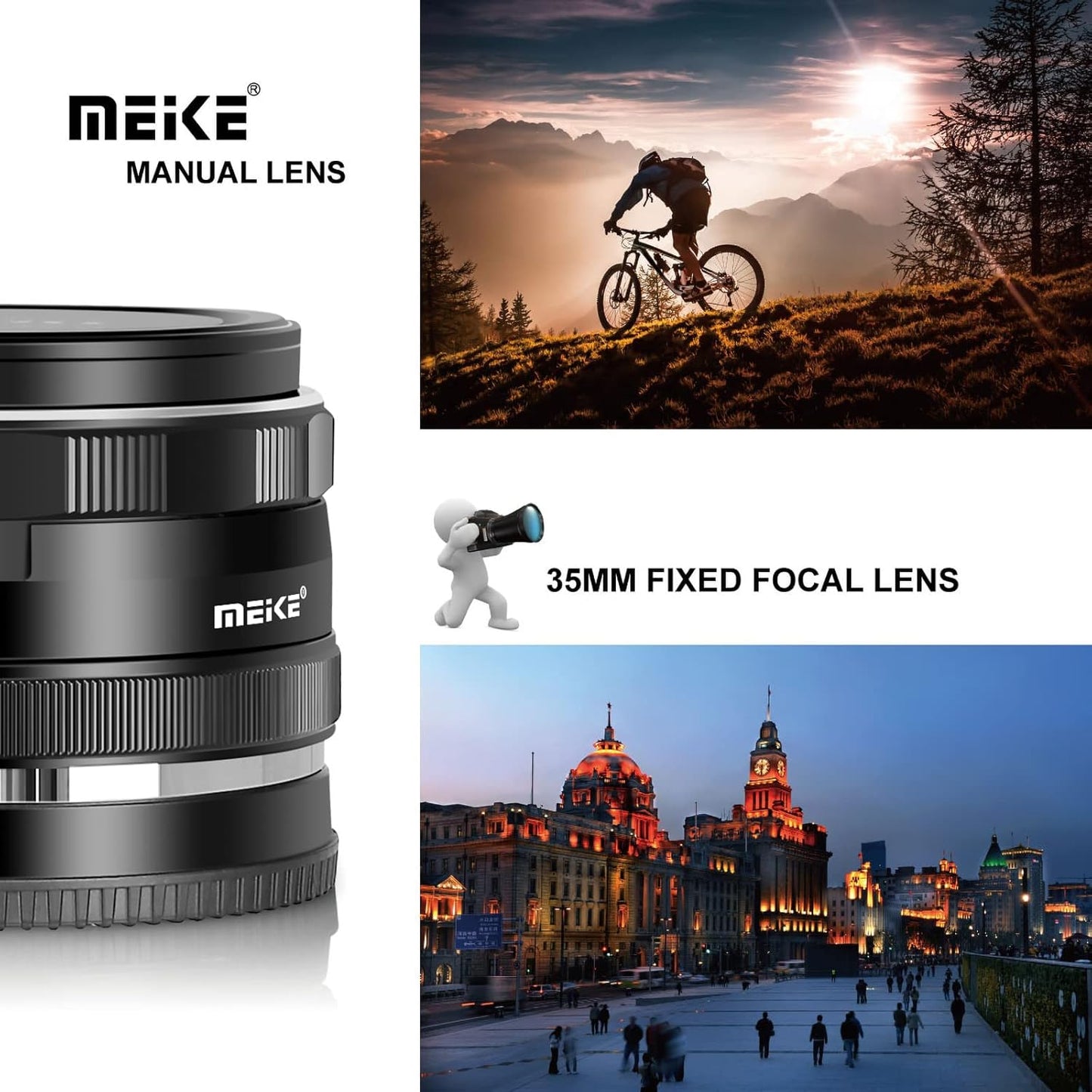 Meike mk35mm F1.7 Manual Focus Lens Micro Four Thirds Olympus Panasonic