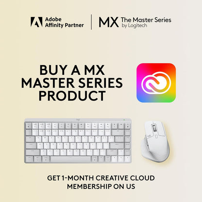 Logitech 920-010553 MX Mechanical Mini Mac Wireless Keyboard