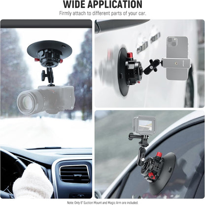 Neewer CA013 6-inch Camera Suction Cup Mount