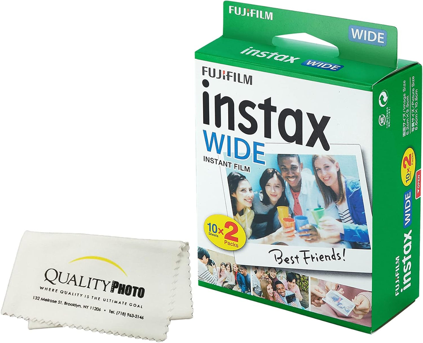 Fujifilm 5823793339 Instax Wide Instant Film 2-Pack