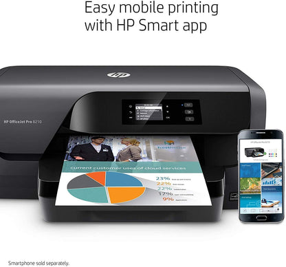 HP 8210 OfficeJet Pro Wireless Printer (Renewed)
