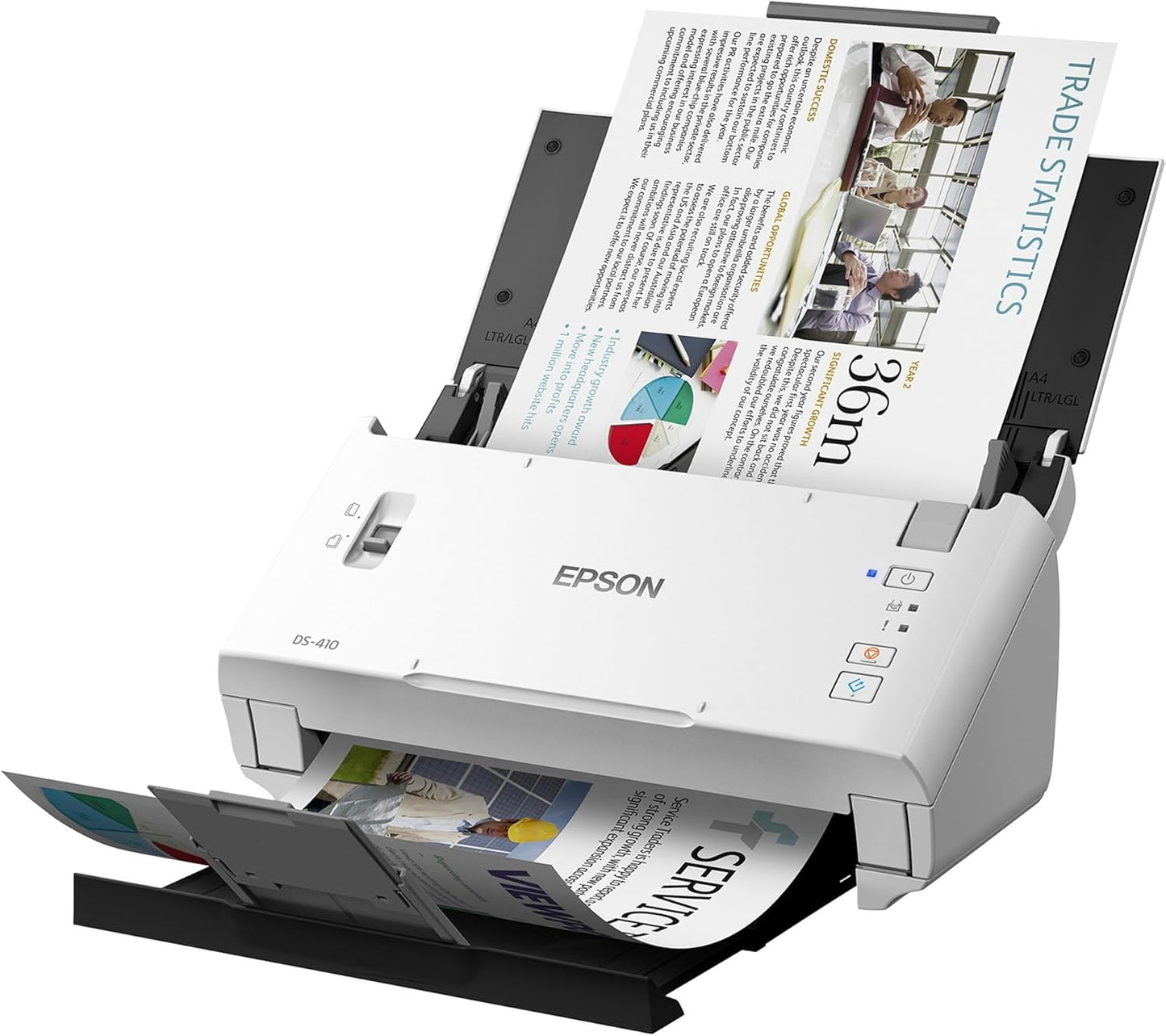 Epson B11B249201 DS-410 High-Speed Document Scanner