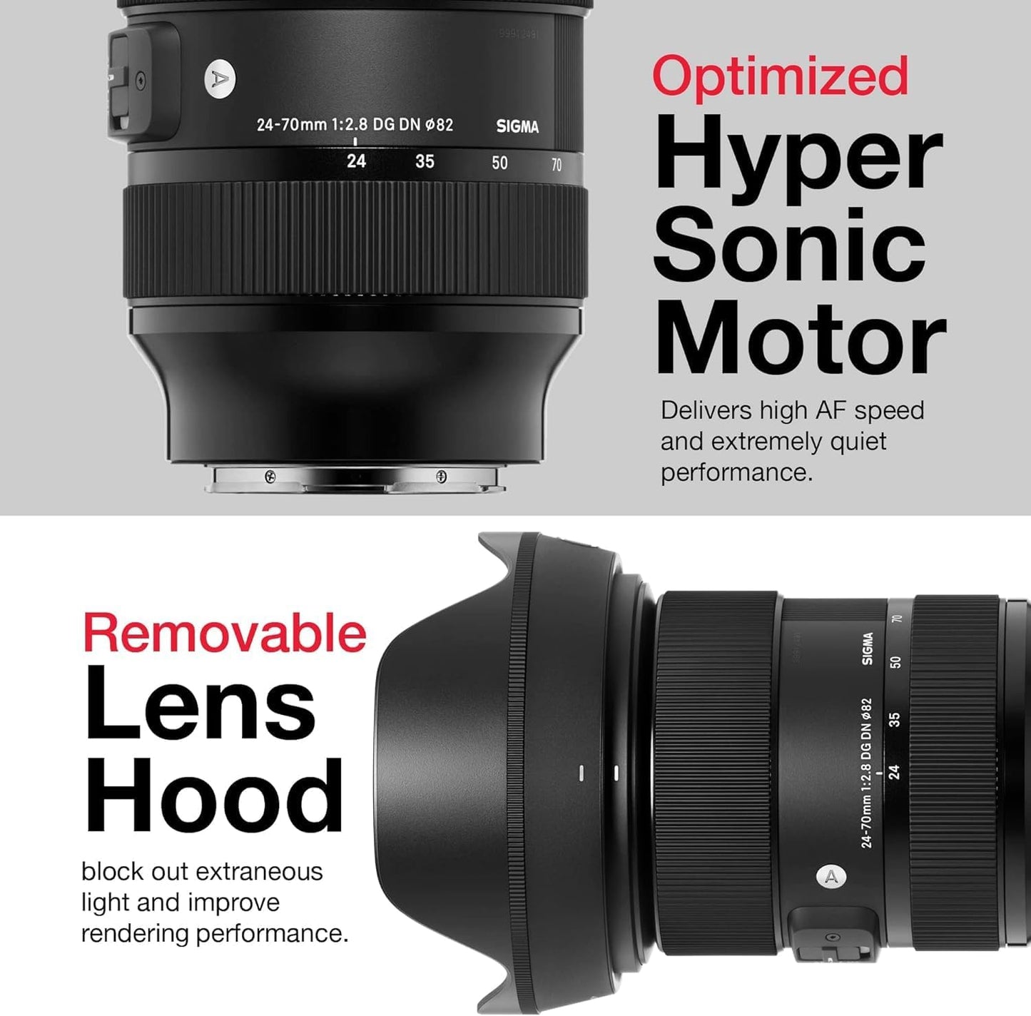 Sigma 24-70mm F2.8 DG DN Art - Sony E-Mount Zoom Lens