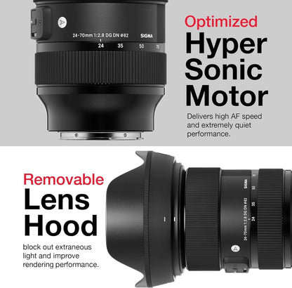 Sigma 24-70mm F2.8 DG DN Art - Sony E-Mount Zoom Lens