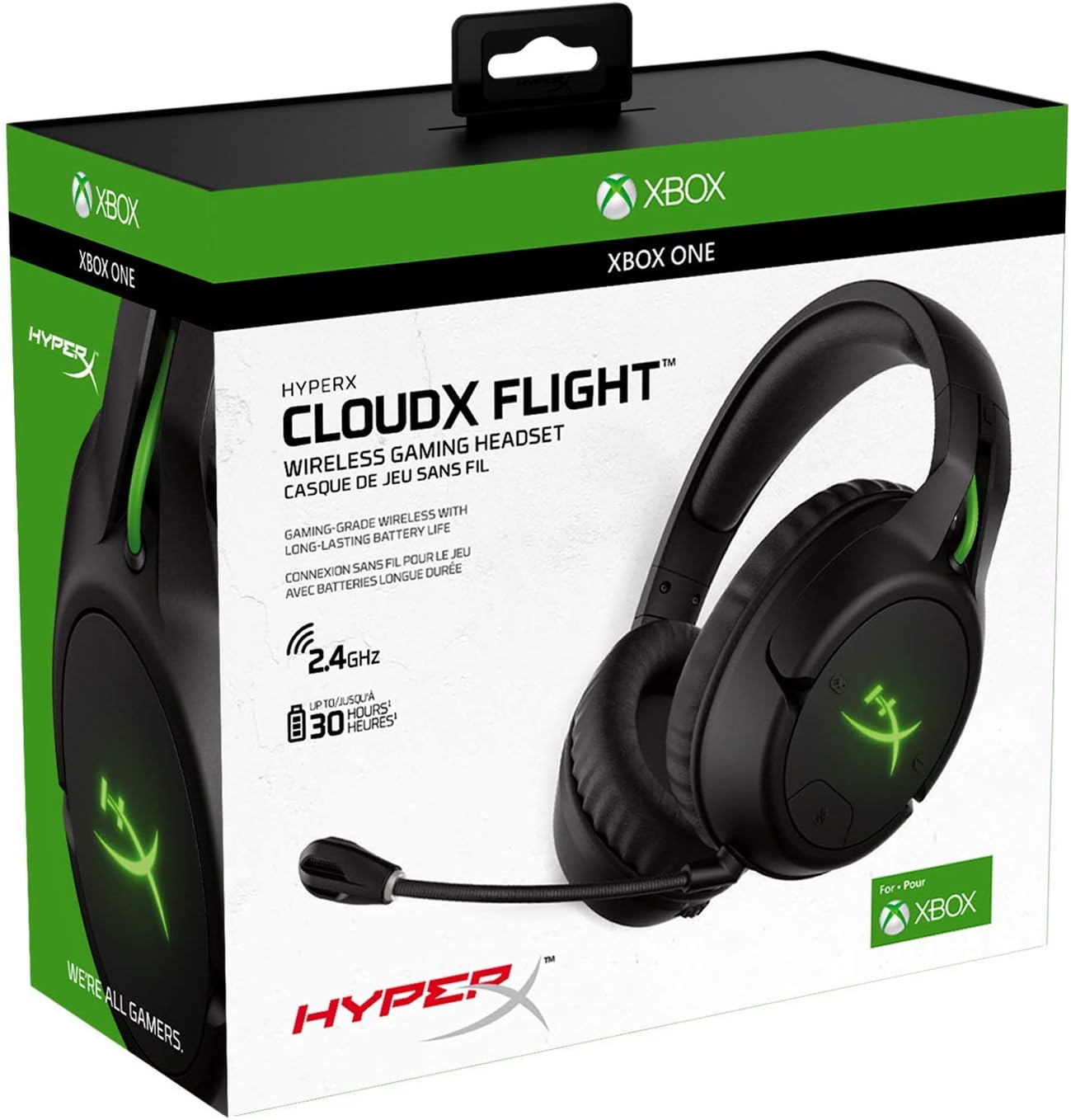 HyperX HX-HSCFX-BK/WW-cr CloudX Flight Xbox Wireless Headset (Renewed)