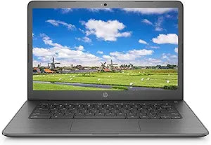 HP 14" Chromebook AMD 4GB RAM 64GB Storage - Renewed